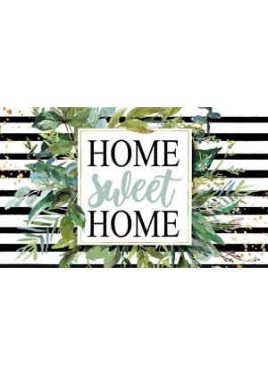 Striped Greens Doormat | Decorative Doormat | MatMate | Doormat