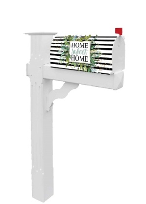 Striped Greens Mailbox Cover | Mailbox, Covers, Wraps