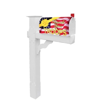 Thank You Troops Mailbox Cover | Mailbox Covers | Mailbox Wraps