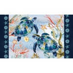Watercolor Turtles Doormat | Decorative Doormats | MatMates