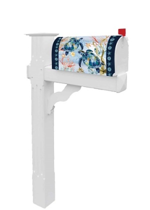 Watercolor Turtles Mailbox Cover | Mailbox, Covers, Mail, Wraps