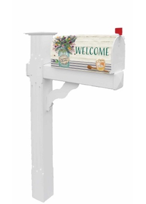 Wildflower Jar Mailbox Cover | Decorative, Mailbox, Covers, Wraps