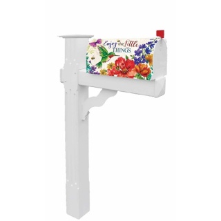 Wildflowers & Hummingbird Mailbox Cover | Mailbox, Covers, Wrap