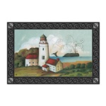 Lighthouse Bay Doormat | MatMates | Decorative Doormats