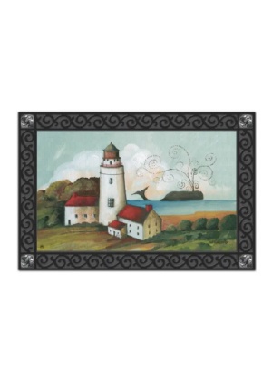 Lighthouse Bay Doormat | MatMates | Decorative Doormats