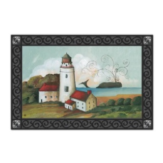 Lighthouse Bay Doormat | MatMates | Decorative Doormats