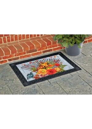 Time to Rake Doormat | MatMates | Decorative Doormat | Door Mat