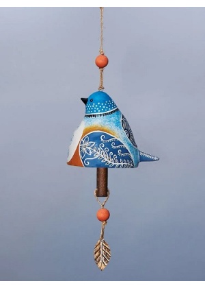 Bluebird Ceramic Bell | Bells | Decorative Bells | Ceramic Bells