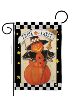 Jack-O-Lantern Witch Garden Flag | Halloween, Garden, Cool, Flag