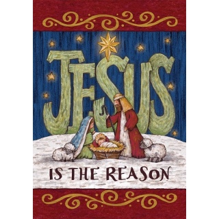 Jesus is the Reason Flag | Christmas Flags | Two Sided Flags