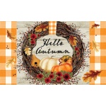 Autumn Wreath Doormat | Decorative Doormat | MatMates