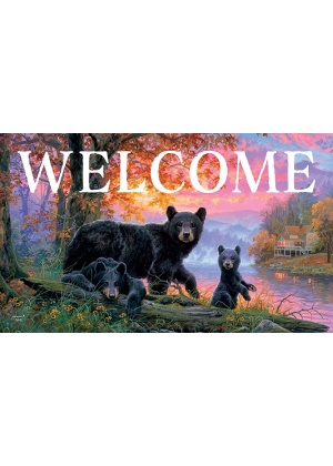 Bear Family Doormat | Decorative Doormats | MatMates | Door Mat