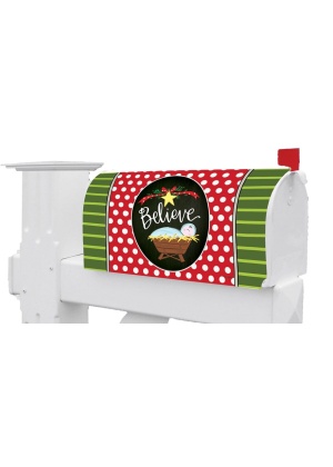 Believe Manger Mailbox Cover | Mailbox Cover | MailWraps