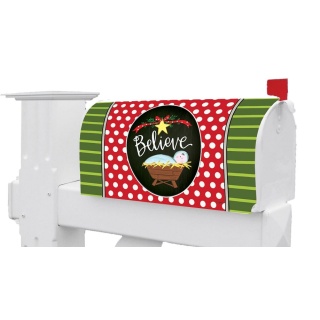 Believe Manger Mailbox Cover | Mailbox Cover | MailWraps