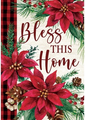 Bless This Home Flag | Christmas Flags | Double Sided Flags