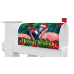 Christmas Flamingos Mailbox Cover | Mailbox Covers | MailWraps