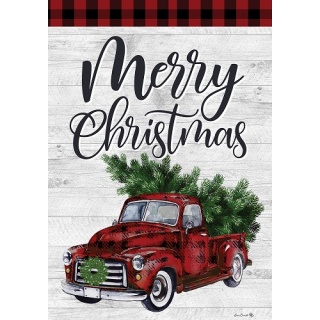 Christmas Truck Flag | Christmas Flags | Double Sided Flags