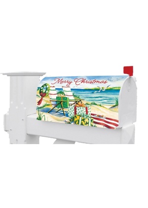 Coastal Christmas Mailbox Cover | Mailbox Covers | MailWraps