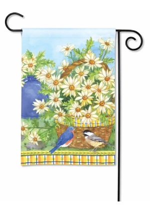Daisy Basket Garden Flag | Spring Flags | Garden Flag | Cool Flag