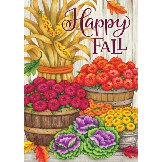 Fall Mums Flag | Fall Flag | Cool Flag | Two Sided Flag | Floral Flag