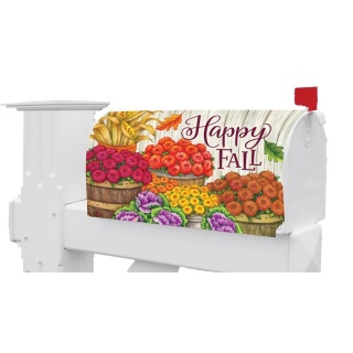 Fall Mums Mailbox Cover