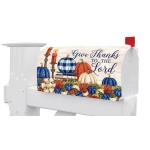 Give Thanks Candles Mailbox Cover | Mailbox Cover | MailWraps