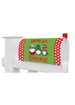 Gnome for Christmas Mailbox Cover | Mailbox Covers | MailWrap