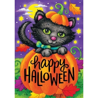 Halloween Cat Flag | Halloween Flag | Two Sided Flags | Cool Flag