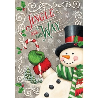 Jingle Snowman Flag | Winter Flags | Snowman Flags | Cool Flags