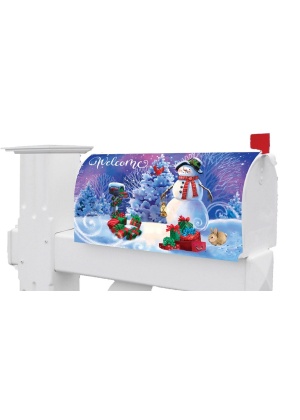 Magical Snowman Mailbox Cover | Mailbox Covers | MailWraps