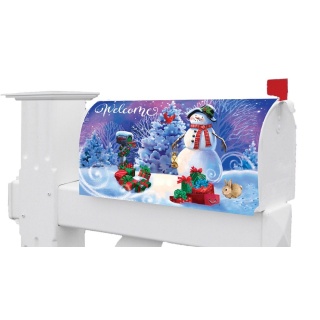 Magical Snowman Mailbox Cover | Mailbox Covers | MailWraps