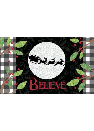 Moonlight Sleigh Doormat | Decorative Doormats | MatMates