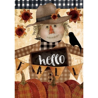 Primitive Scarecrow Flag | Fall Flags | Two Sided Flags | Cool Flags