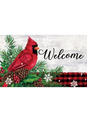 Proud Cardinal Doormat | Decorative Doormats | MatMates