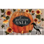 Pumpkin Crow Doormat | Decorative Doormat | MatMate | Door Mat