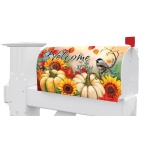 Pumpkins & Chickadees Mailbox Cover | Mailbox Cover | MailWrap