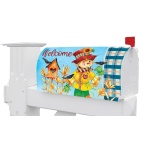 Scarecrow Birdhouse Mailbox Cover | Mailbox Covers | Mail Wraps