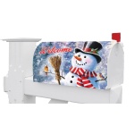 Snowman & Birds Mailbox Cover | Mailbox Covers | MailWraps