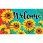 Sunflower Welcome Doormat | Decorative Doormats | MatMates