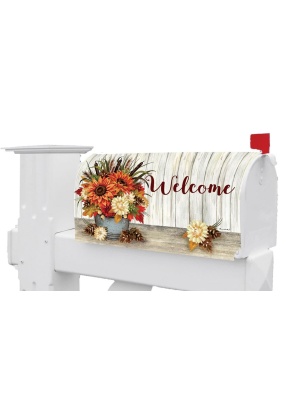 Sunflowers & Cattails Mailbox Cover | Mailbox Covers | Mail Wraps