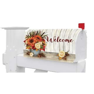 Sunflowers & Cattails Mailbox Cover | Mailbox Covers | Mail Wraps