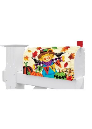 Whimsical Scarecrow Mailbox Cover | Mailbox Covers | MailWraps