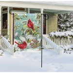 Winter Watering Can Garden Flag | Winter Flags | Garden Flags