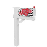 Patterned Hearts Mailbox Cover | Mailbox Covers | MailWraps