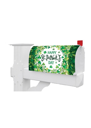 St. Pat's Wreath Mailbox Cover | Mailbox Wraps | Mailbox Covers