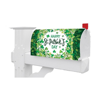 St. Pat's Wreath Mailbox Cover | Mailbox Wraps | Mailbox Covers