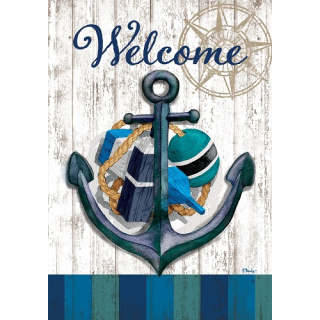 Anchor Buoys Flag | Summer Flag | Double Sided Flags | Cool Flag