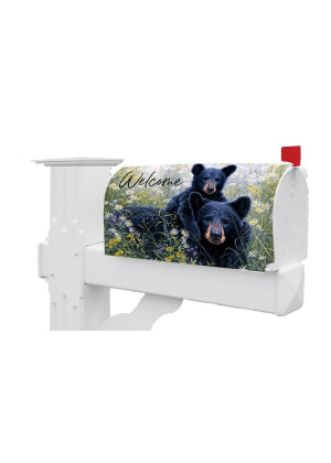 Black Bear Lookout Mailbox Cover | Mailbox Covers | Mailbox Wrap