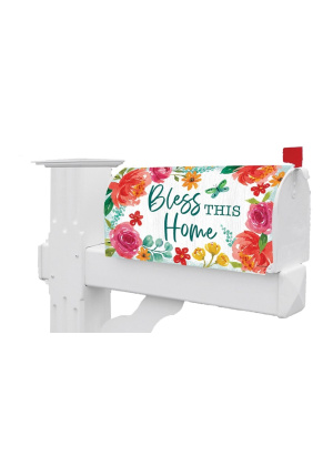 Blessed Floral Mailbox Cover | Mailbox Covers Wraps | Mail Wraps