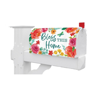 Blessed Floral Mailbox Cover | Mailbox Covers Wraps | Mail Wraps